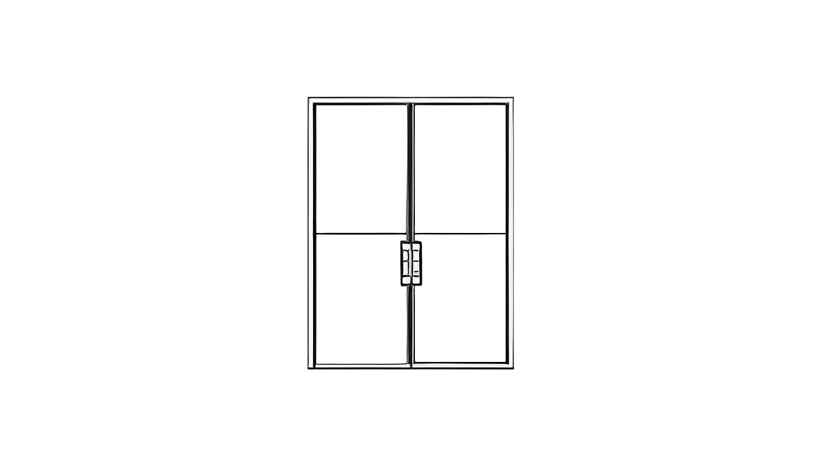 92 - TSX4200 French Door Pair